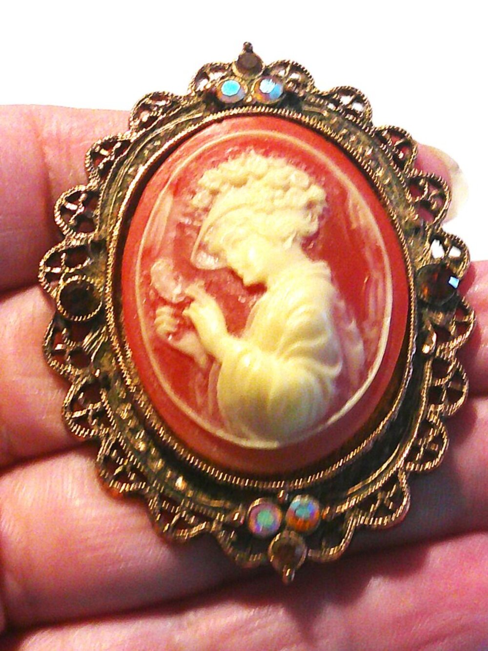 Not Your Grandmothers Cameo Pin